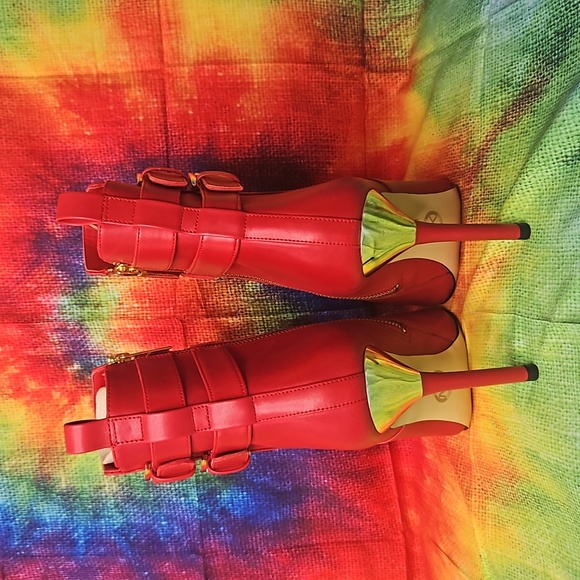 MICHAEL KORS LEATHER AMAL ANKLE BOOTIE SZ. 8.5 M - Picture 6 of 16